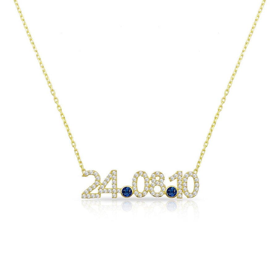 Adjustable Date Necklace Necklace - Alex Mika Jewelry
