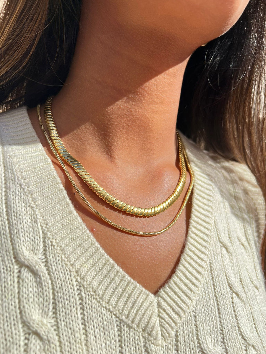 Golden Choker  - Alex Mika Jewelry