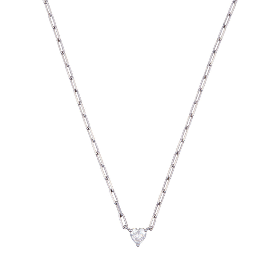 Heart Link Necklace Necklaces - Alex Mika Jewelry