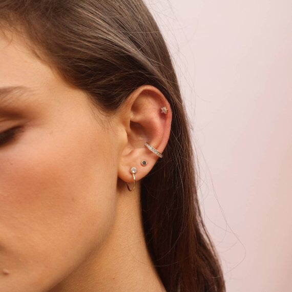 CZ Ear Cuff Earring - Alex Mika Jewelry
