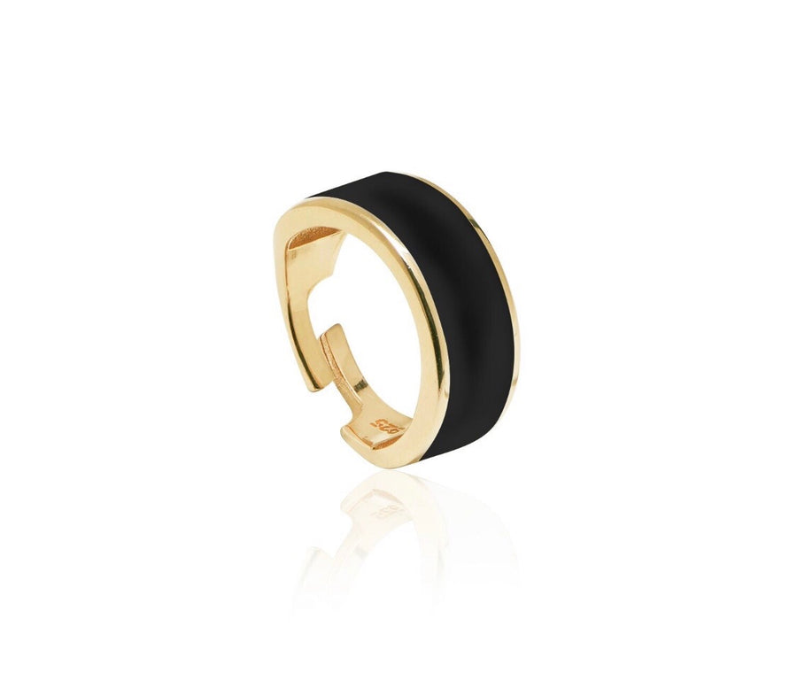 Adjustable Enamel Ring Ring - Alex Mika Jewelry
