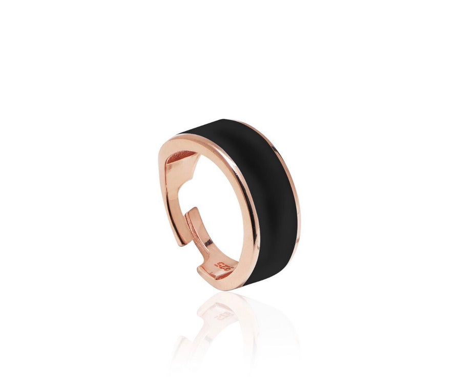 Adjustable Enamel Ring Ring - Alex Mika Jewelry